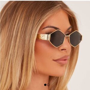 Celine dupes- hexagon sunglasses, perfect look-a-like